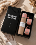 Premium Vacuum Flask Gift Set – 500ml Thermos with 2 Cups